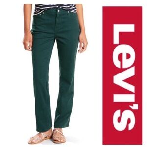 Green/Teal “505 Straight Leg” Jeans  { Levi’s }